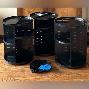 Black Rotating Storage Organizers